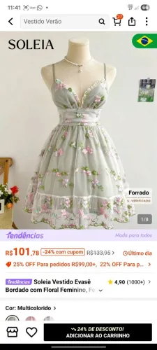 Vestido festa lindo