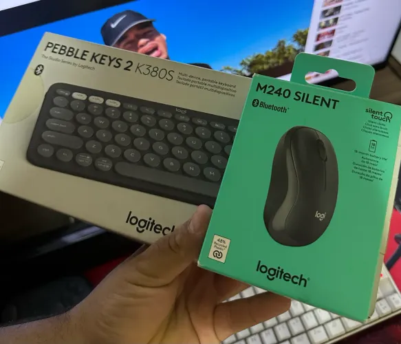 Kit Teclado E Mouse Sem Fio Logitech