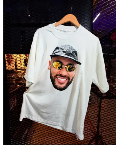 Camisa streetwear oversized estampada 