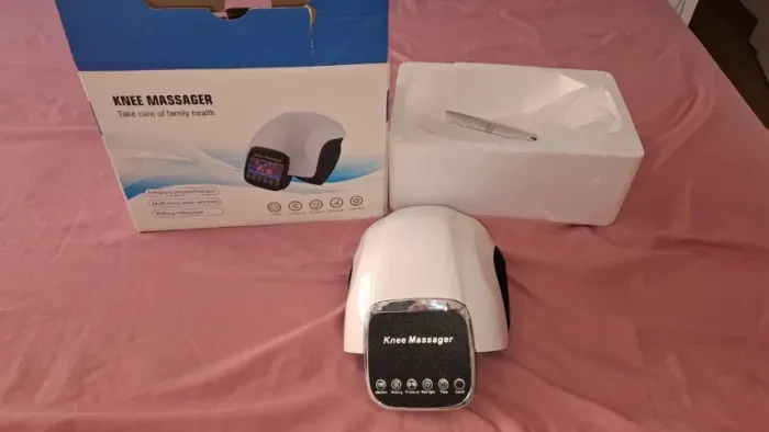 Massageador de Joelho 3 em 1 - Infravermelho, Vibração e Airbag (Seminovo)