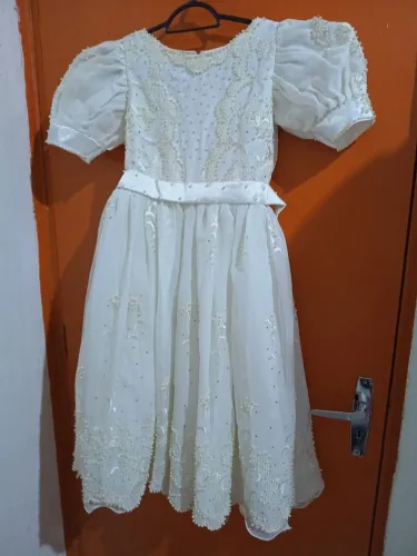 Vestido formatura do abc com bordado e strasss