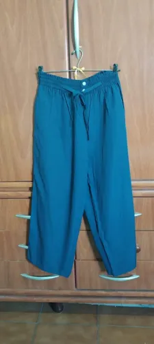 Calça De Alfaiataria Azul Feminina C&A Tamanho 52 - Elegante