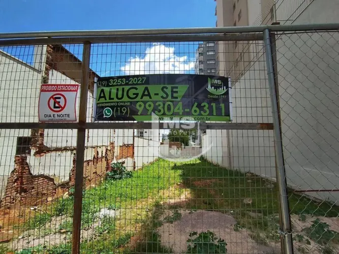 Terreno para alugar, 365 m² por R$ 4.000/mês - Centro - Campinas/SP