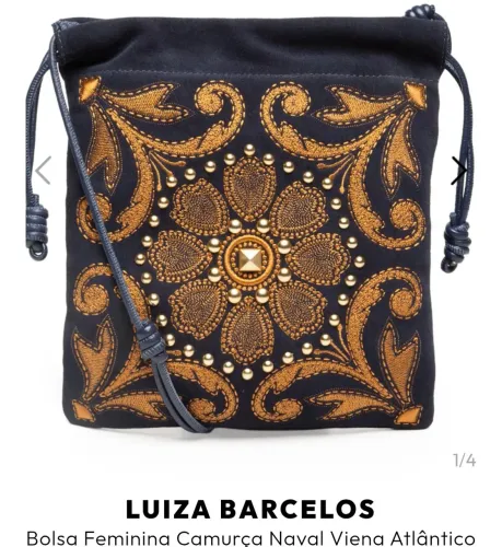 Bolsa Luiza Barcelos azul nova