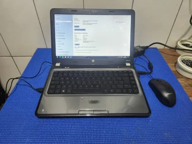 Notebook HP G4 AMD 1.60Ghz +4Gb DD3 + SSD 32Gb + Fonte e Windows 10 com Pacote Office