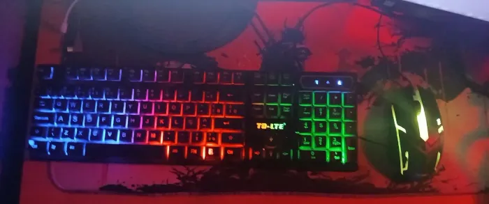 Kit Teclado e Mouse com Rgb - TD-LTE