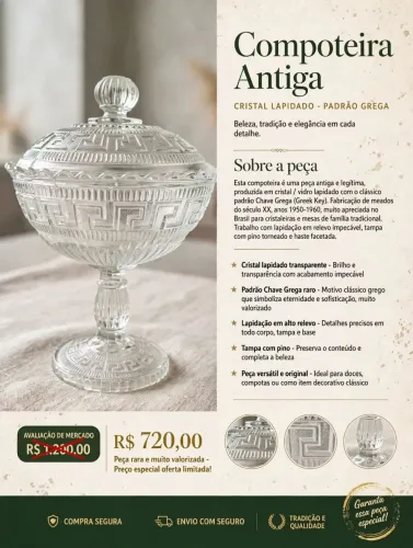 Peça de cristal