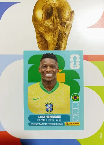 Figurinha Copa Do Mundo Brasil 2026 Panini Luiz Henrique <br><br>Henrique Brasil