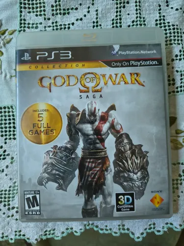 Jogo God of War Saga ( 1 2 e 3) Ps3 mídias físicas