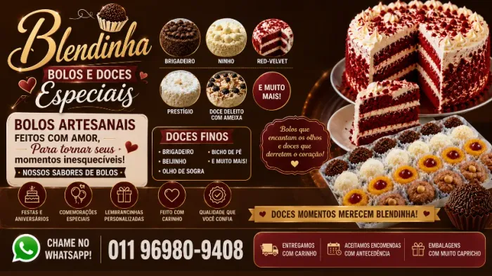 bolos artesanais 