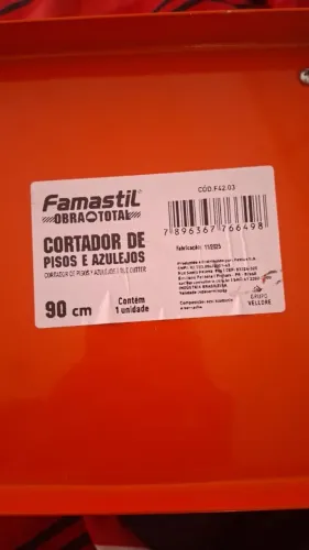 Riscador/ cortador de piso 90cm profissional