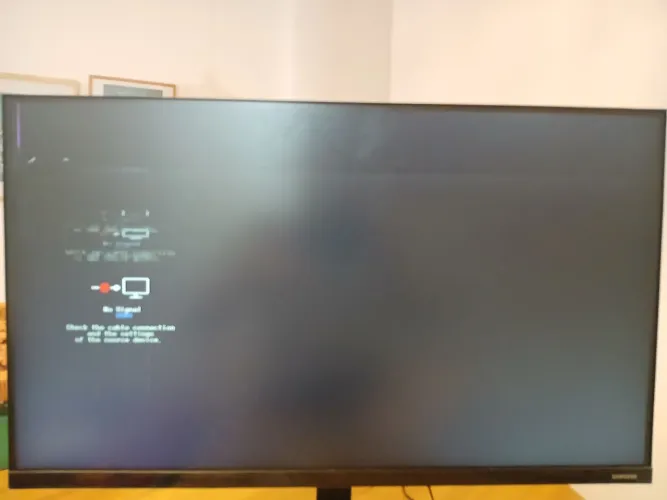 Monitor Samsung 27" IPS 75Hz (T350) - TELA QUEBRADA / Com Nota Fiscal