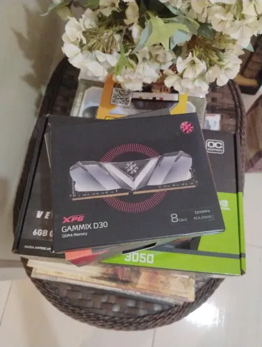 Memória RAM DDR4 XPG GAMMIX D30 - 8GB X 2 // 3200mhz