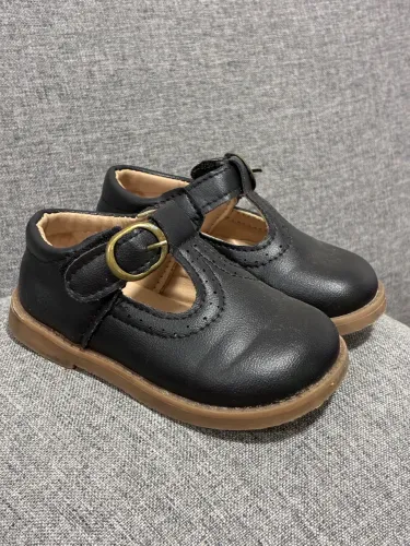 Sapato Infantil Social Preto Tam 21 Estilo Boneca