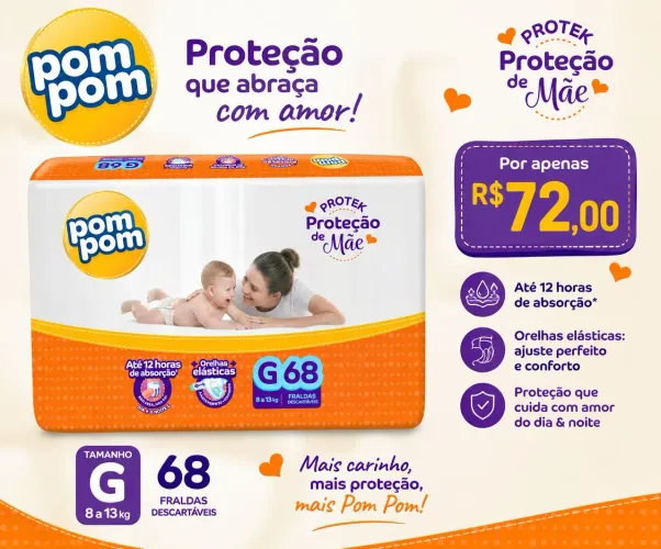 Fralda descartável 
