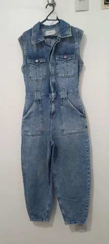 Macacão jeans L'accord Tam P