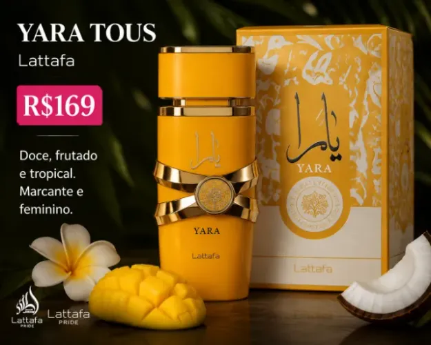 Lattafa Yara Tous Original 100ml | Perfume Feminino | R$169