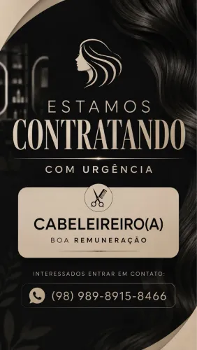 Estamos contratando com urgência 