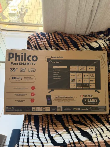 TV SMART 39 POLEGADAS PHILCO FULLHD HDR10 (NOVO E LACRADO DE FABRICA)