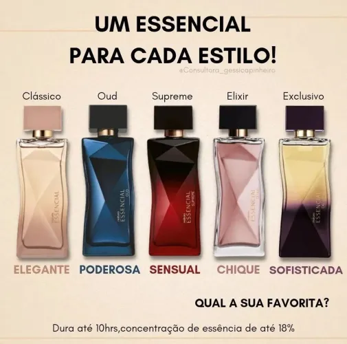 Essencial feminino natura