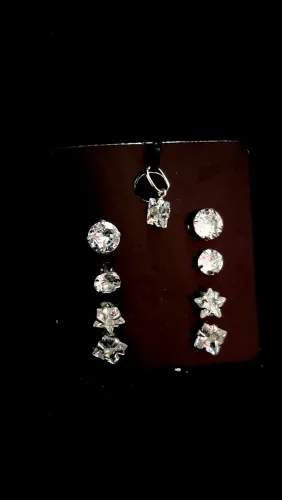 Kit de brincos em prata 925 #4
