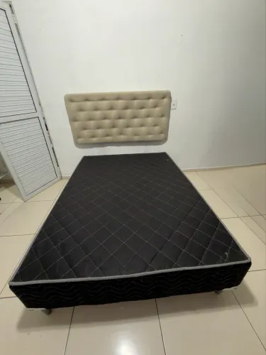 Base cama box casal + cabeceira 
