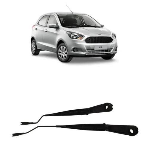 Par Braço Limpador ParaBrisa Ford Ka 2017 2018