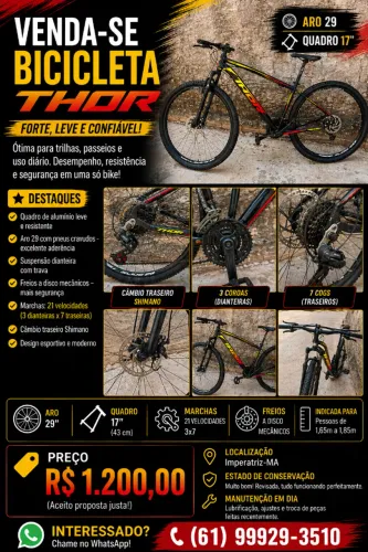 Vende-se bicicleta aro 27