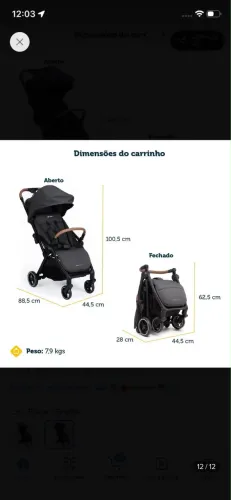 Carrinho de bebê Safety
