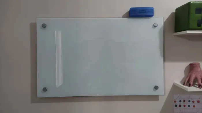 Lousa de Vidro - Branca 80 x 50