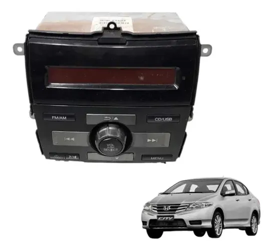 Rádio Honda City 2013 Preto