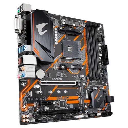 Placa mãe Gigabyte Auros Elite b450m RGB