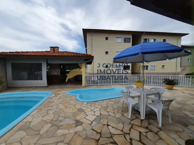 apartamento 2 dormitórios para locacao ubatuba