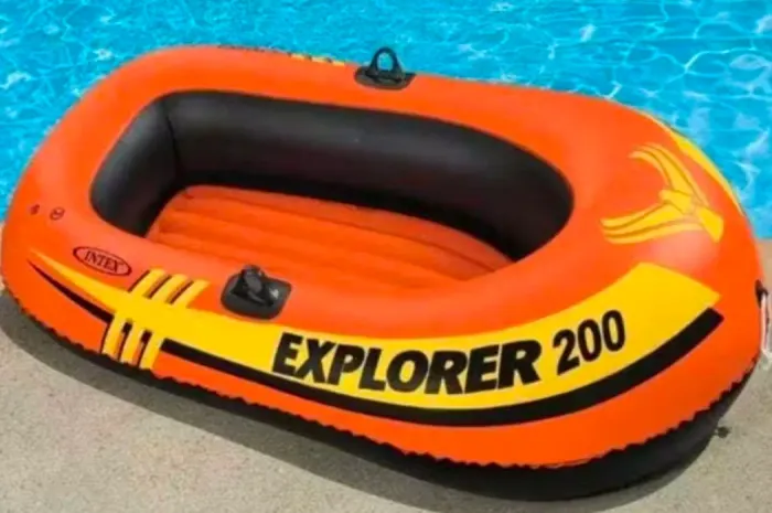 Bote inflavel Intex Explorer 200 + bomba para encher Intex