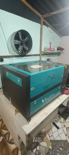 CNC laser 60w 60x40 com elevador de altura. Visutec. Tubo laser pouco usado. 