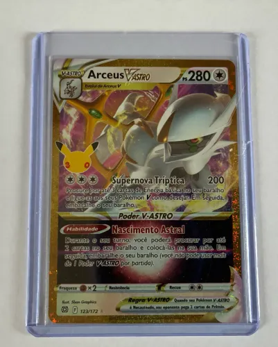 Arceus-V-ASTRO (123/30) - Celebração de 30 Anos - Cartas Clássicas - Pokemon