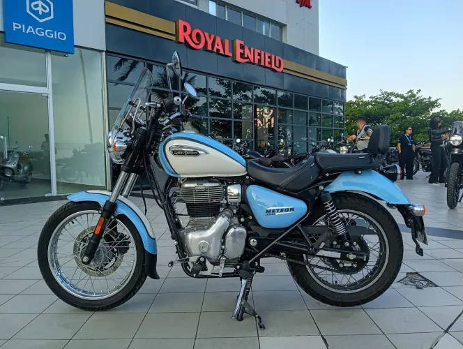 ROYAL ENFIELD METEOR AURORA BLUE 350CC 2026. EDSON