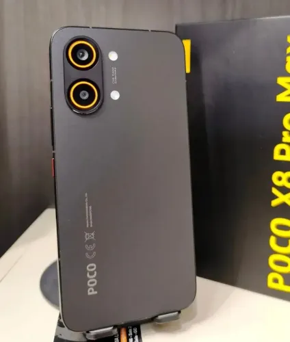 Celular POCO X8 PRÓ MAX 256GB 12GB RAM PRETO -- Modelos Novos Lacrados com Garantia 