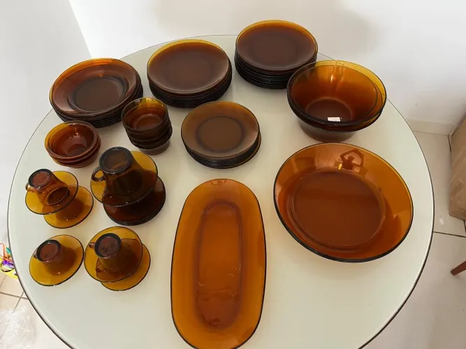 Jogo duralex original uma verdadeira relíquia