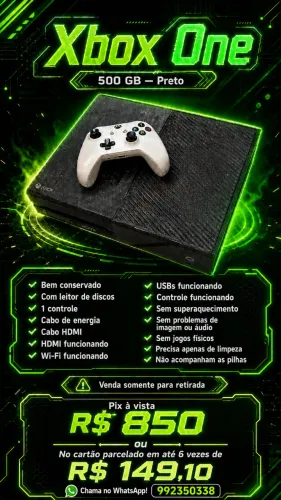 Xbox One Fat - Item de Colecionador