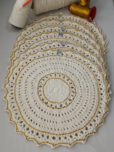 Sousplat em crochê 