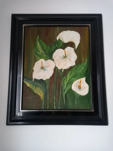 QUADRO NATUREZA MORTA DE ANTURIO 