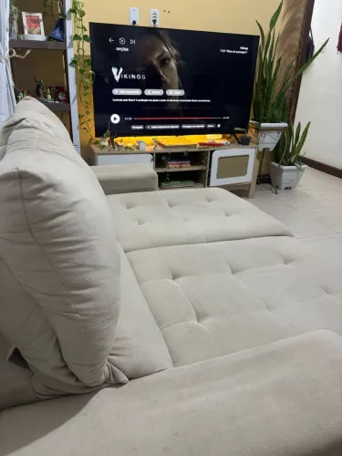 Sofá retrátil reclinável