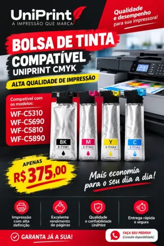 bolsa de tinta compatível Epson wf c5310 c5690 c5890 5810
