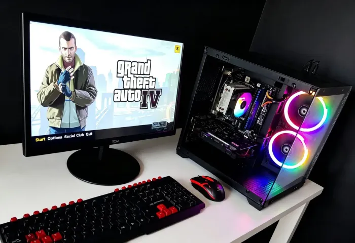 Pc Gamer i5 + RX 550 4g + fonte, monitor, teclado e mouse. Completo!