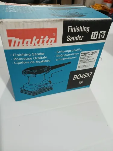 Lixadeira orbital Makita BO4557 azul 180W 220V 