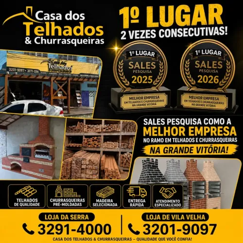 Telhados , madeiras e churrasqueira