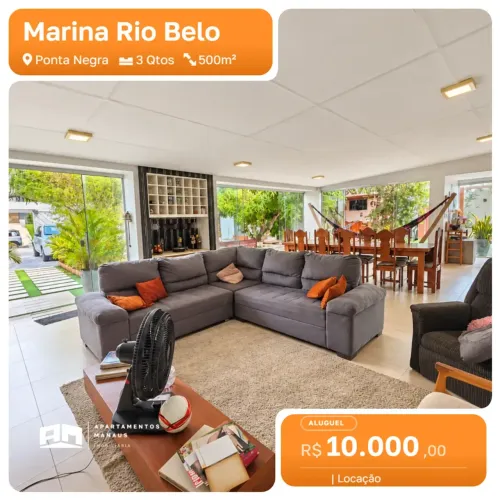 Marina Rio Belo - 3 Quartos - Ponta Negra