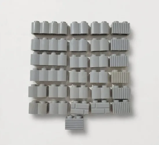Peças cinza claro - Lego original