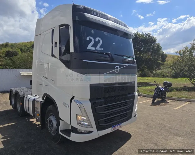 Caminhão Volvo FH 460 BUG LEVE, TETO ALTO, CABINE LEITO, SUSP. PNEUMATICA 2022